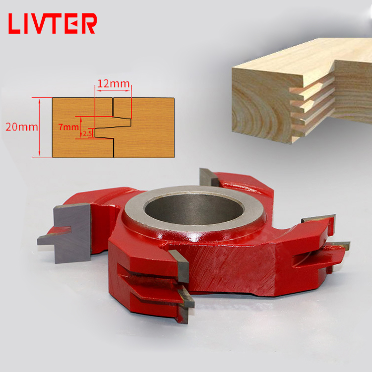 Woodworking Jointer - LIVTER Tungsten Carbide Finger Jointer Cutter