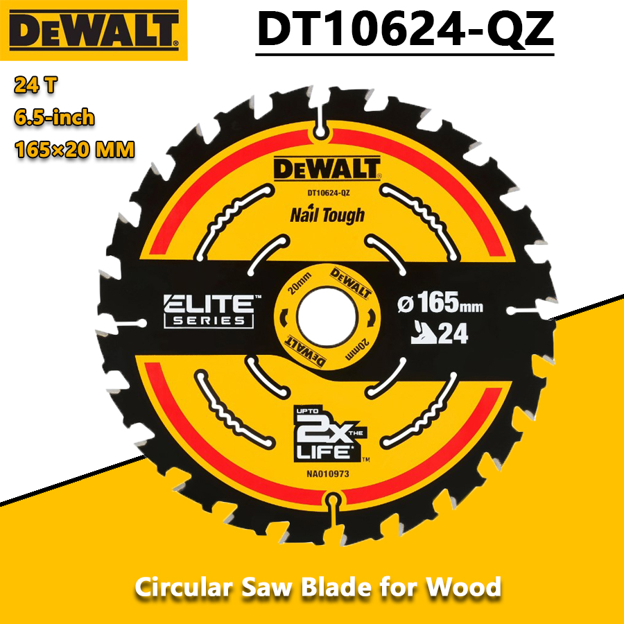 Woodworking Man - DEWALT DT10624-QZ 1/3pcs 24T Construction Circular