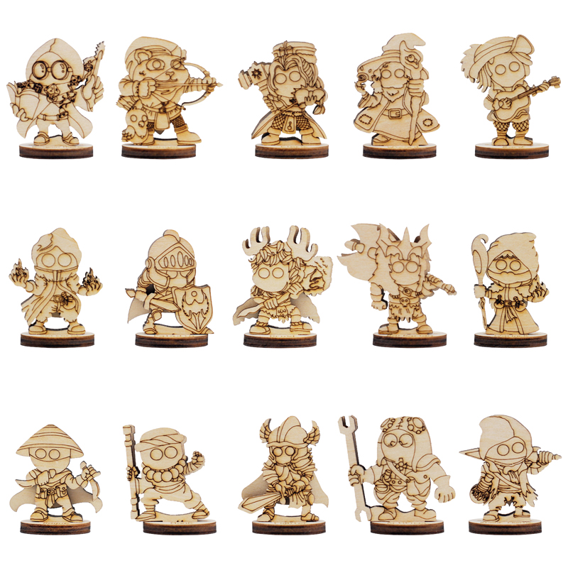Woodworking Jobs - DND Fantasy Miniatures 14 Cute Character