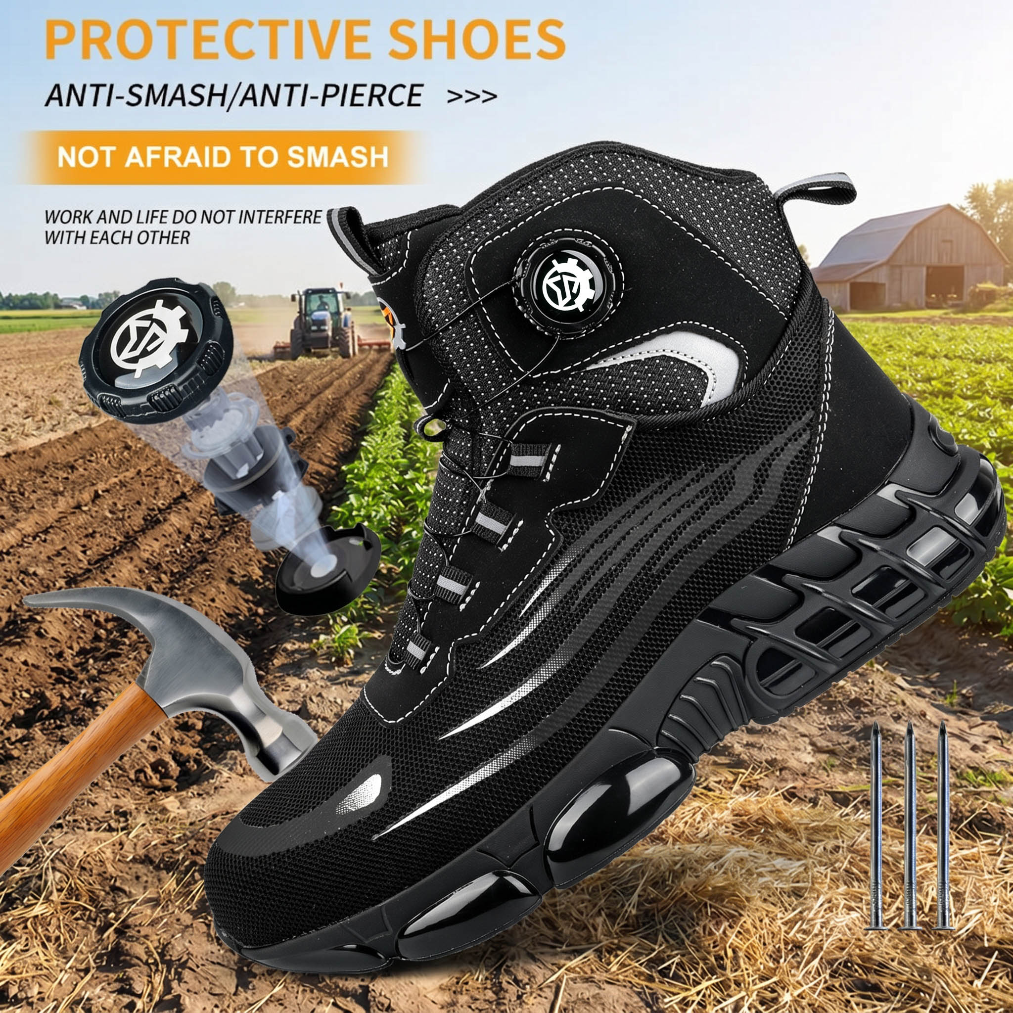 Safety Shoes, Protective Shoes - Woodworking Man 리뷰 및 가격