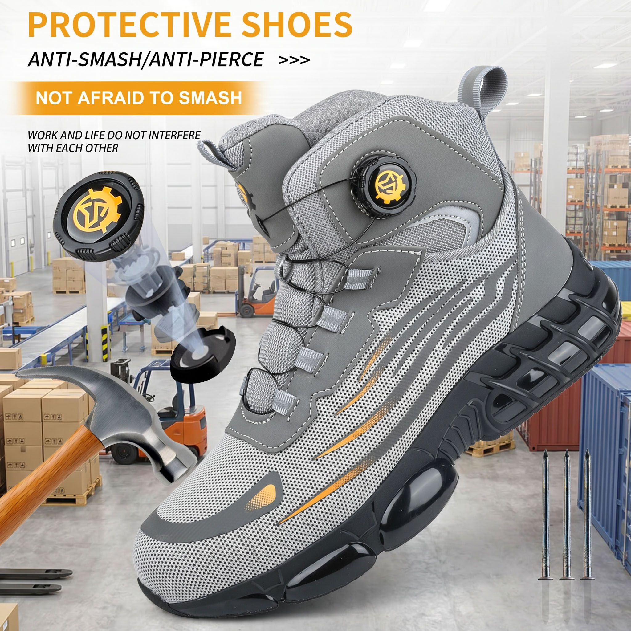 Safety Shoes, Protective Shoes - Woodworking Man 리뷰 및 가격