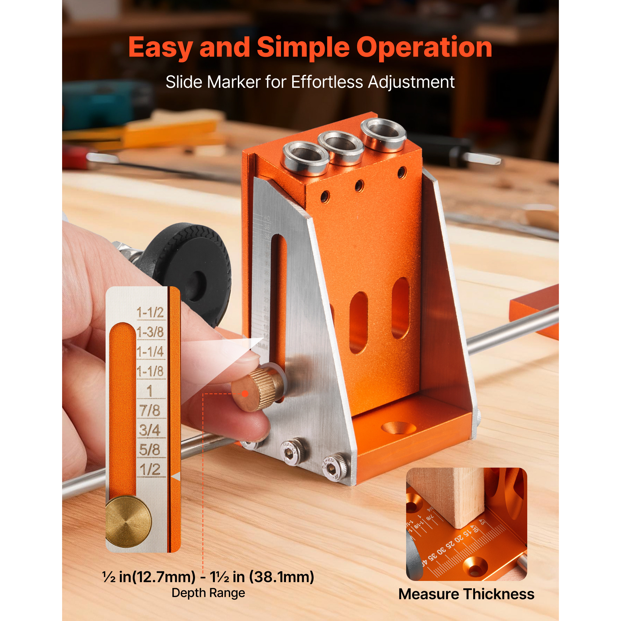 VEVOR Pocket Hole Jig Kit, 1/2 - Woodworking Drill 리뷰 및 가격