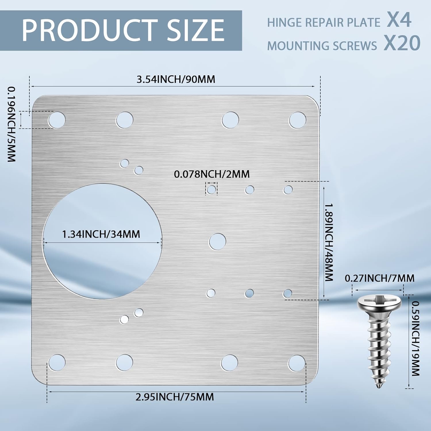 Cabinet Hinge Repair Plate Kit - Cabinet Scraper Set 리뷰 및 가격