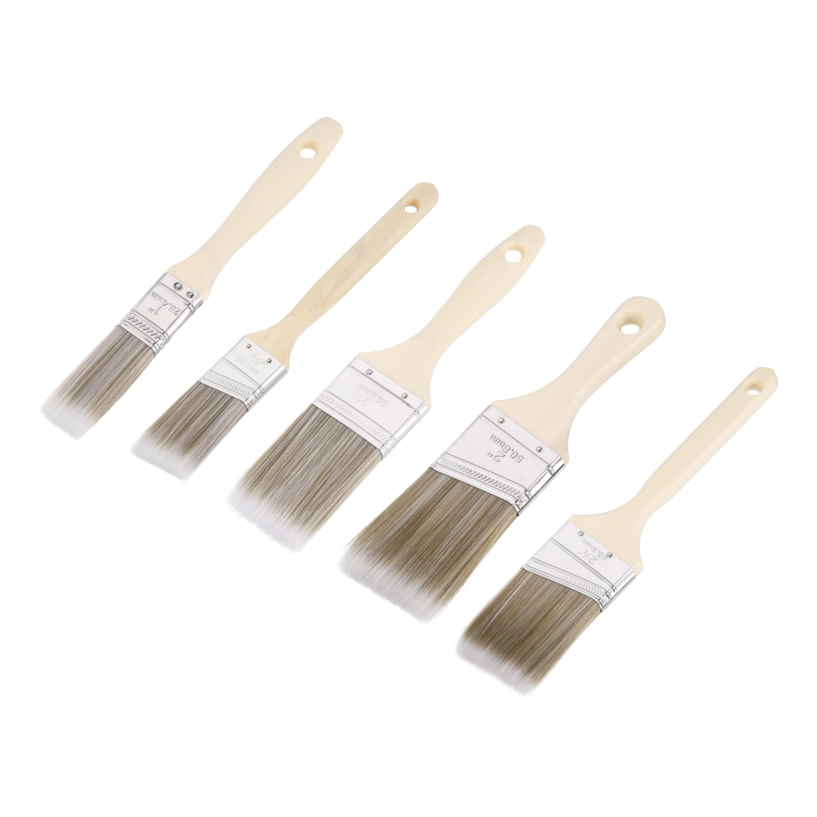 5-12Pcs Paint Brush Flat/Angle - Woodworking Oil 리뷰 및 가격