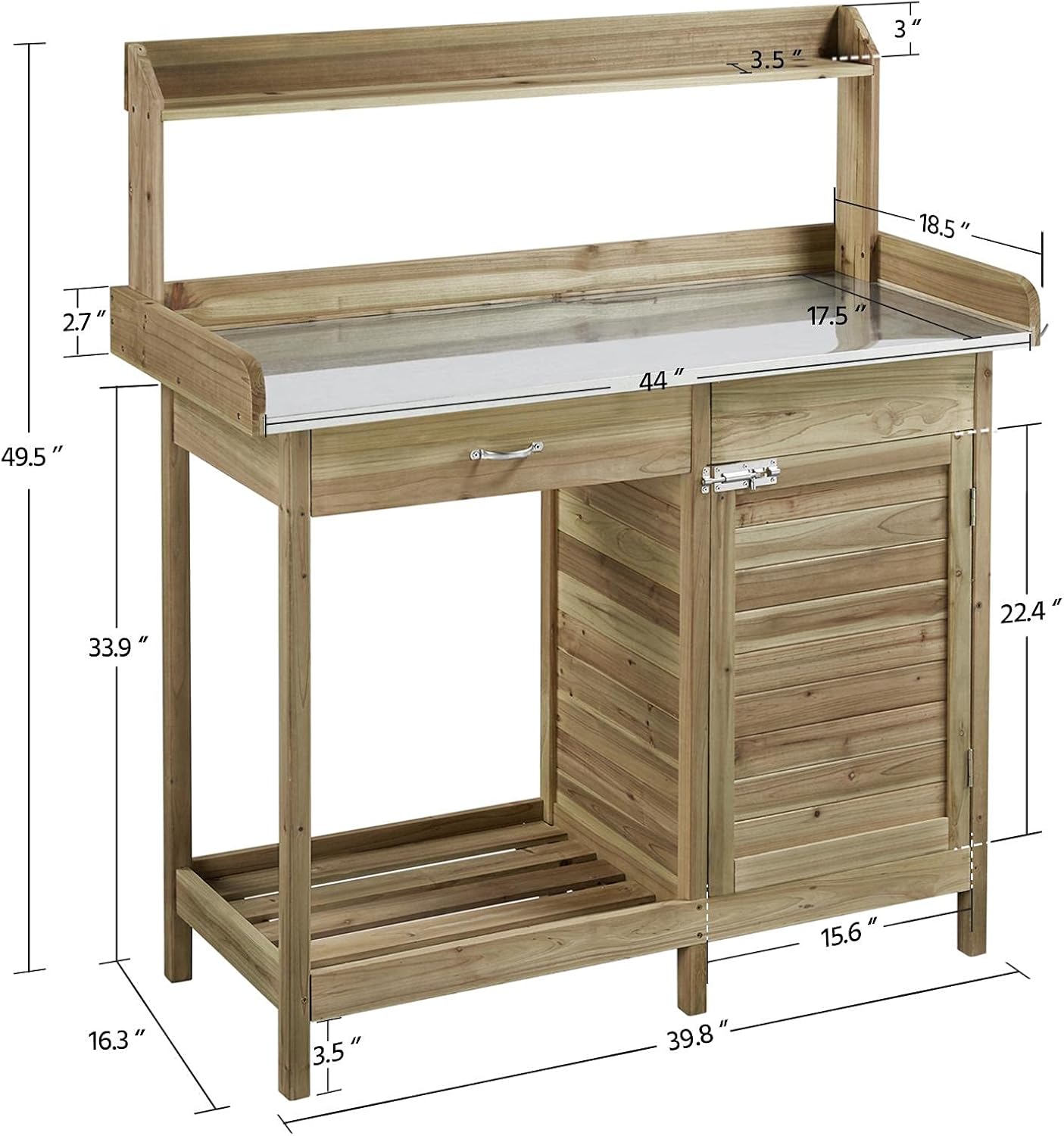 Outdoor Potting Bench Table, G - Woodworking Workbench 리뷰 및 가격