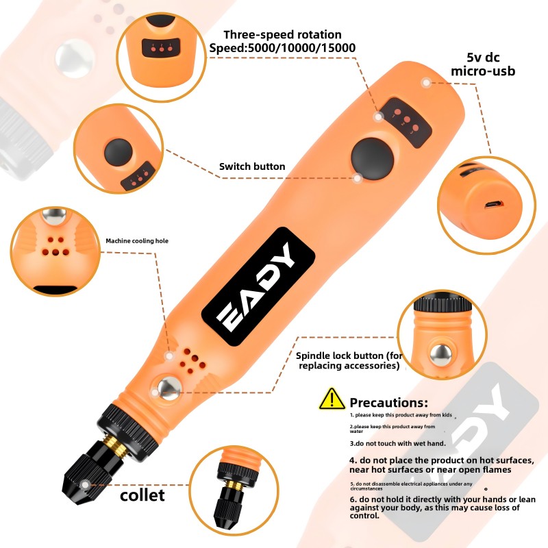 USB Cordless Rotary Tool Kit – - Woodworking Shops 리뷰 및 가격