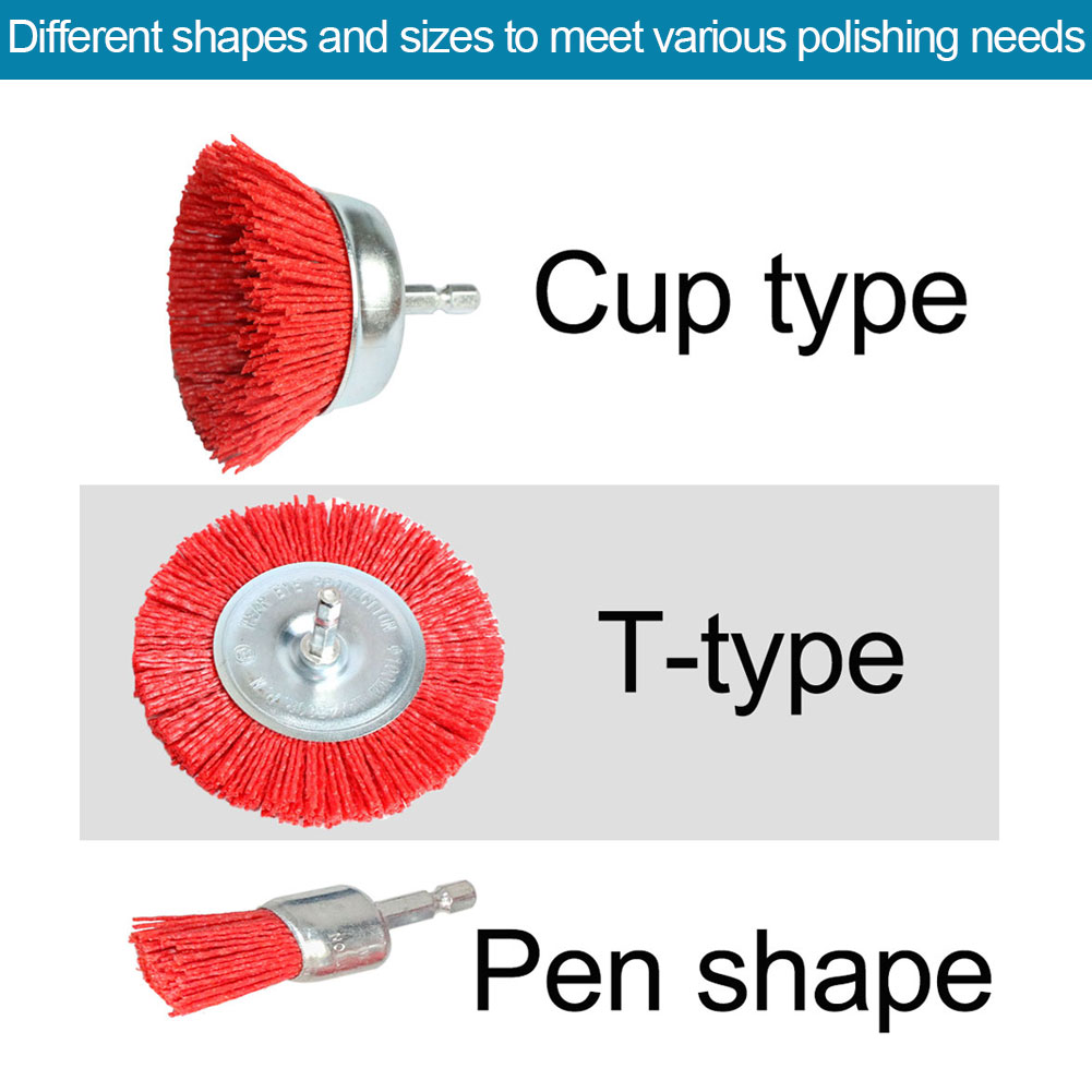 Nylon Cup Brush Abrasive Wire  - Woodworking Drill 리뷰 및 가격