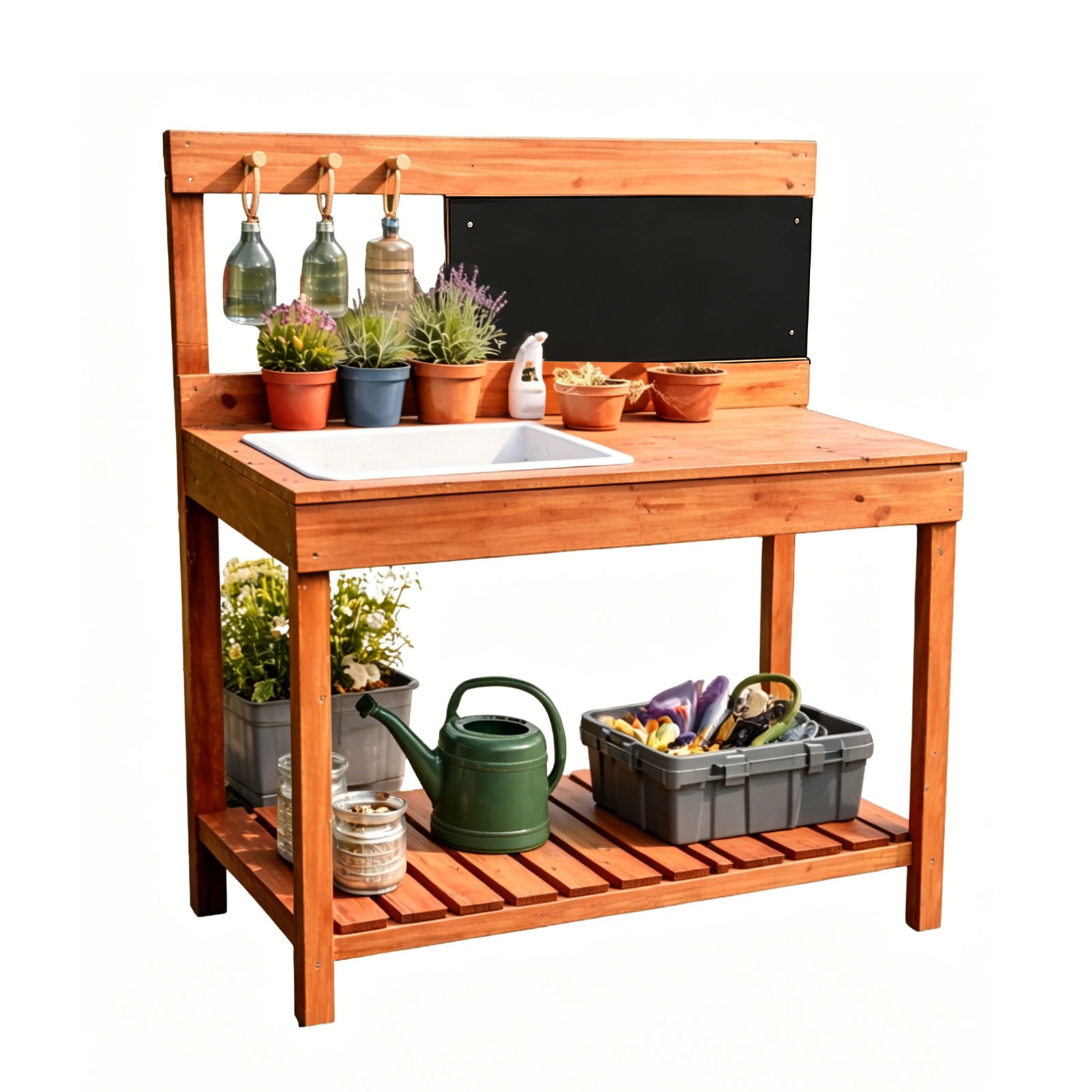 Wooden Potting Benches For Chi - Woodworking Workbench 리뷰 및 가격