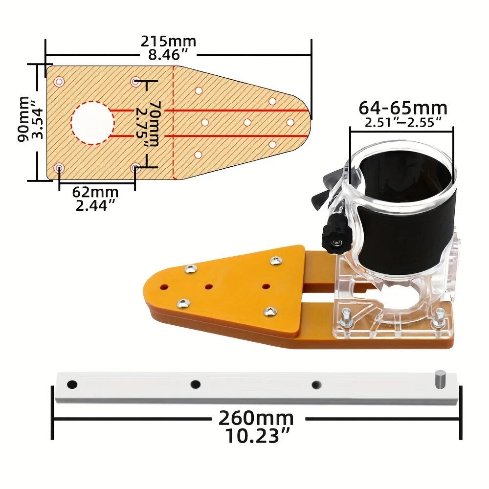 Circle Cutting Jig for Makita  - Woodworking Jointer 리뷰 및 가격