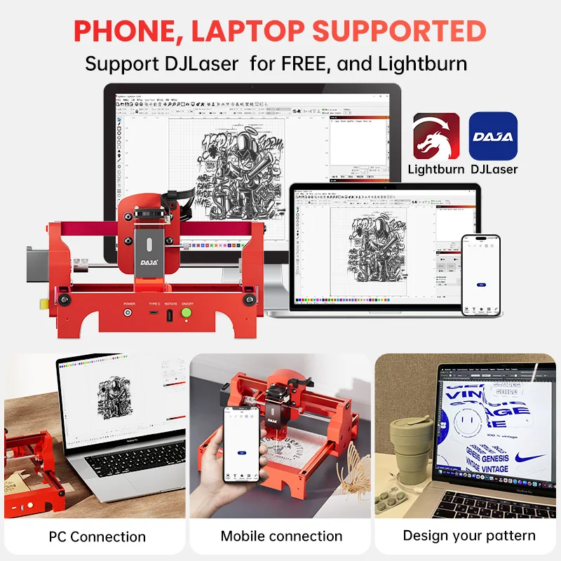 DAJA A7 Laser Engraver 5W Mini - Woodworking Jobs 리뷰 및 가격