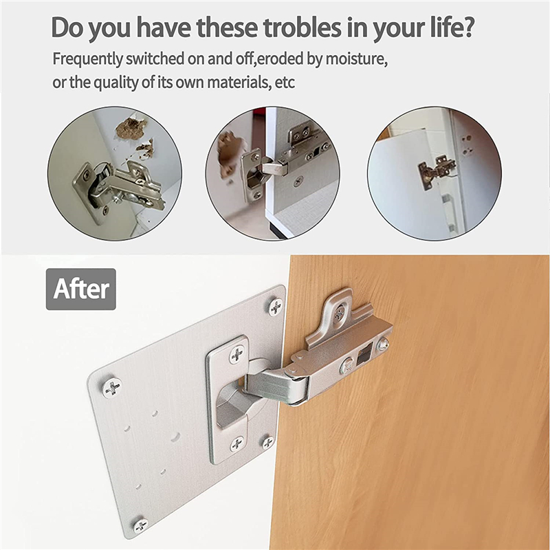 KAK 8pcs Hinge Repair Plate Br - Cabinet Scraper Set 리뷰 및 가격