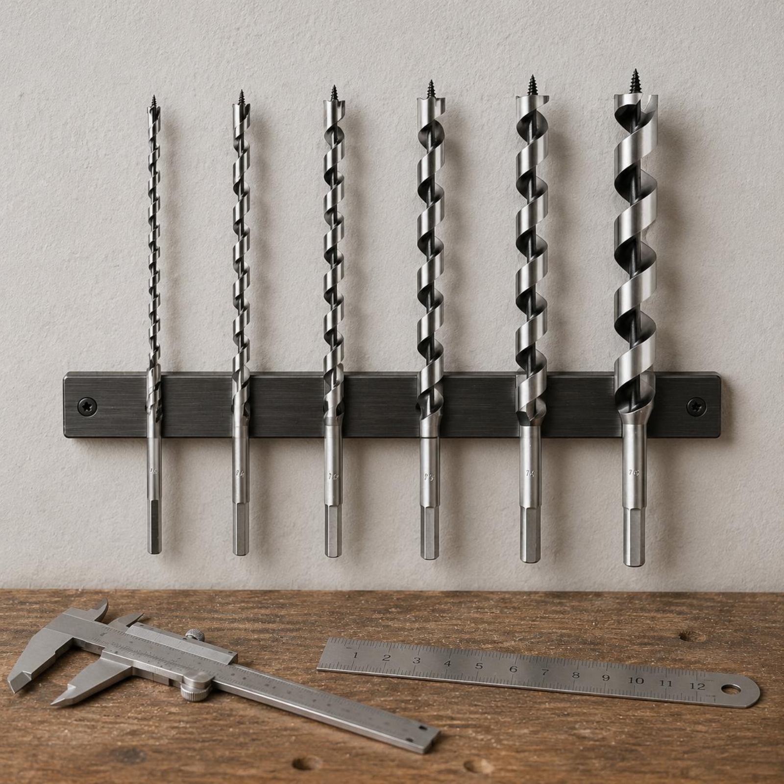 6 Pieces Long Auger Bit Set Sp - Woodworking Drill 리뷰 및 가격