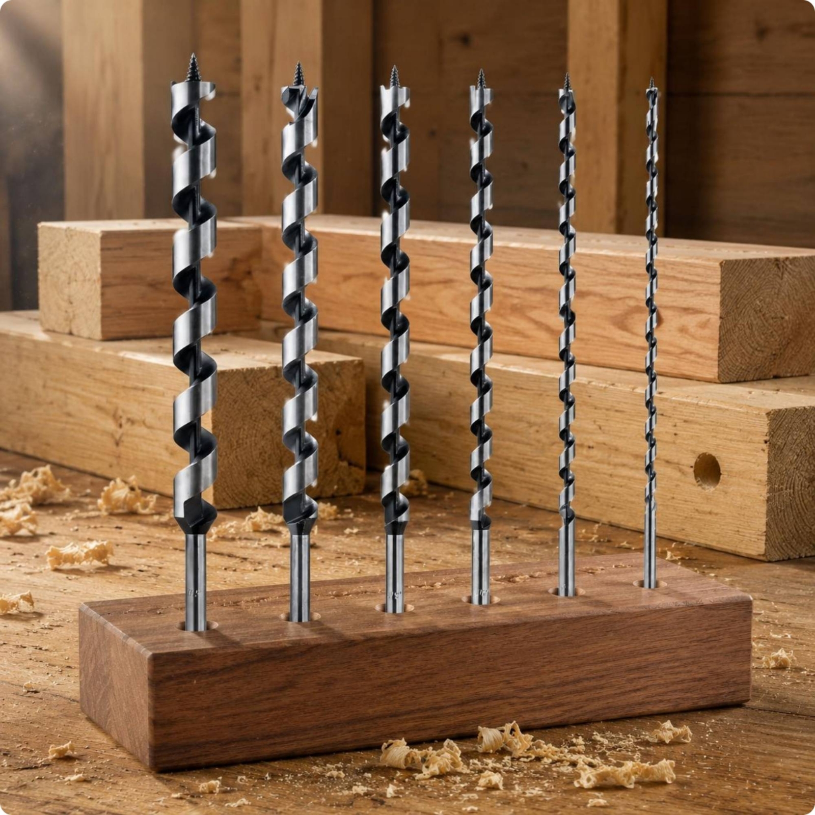 6 Pieces Long Auger Bit Set Sp - Woodworking Drill 리뷰 및 가격
