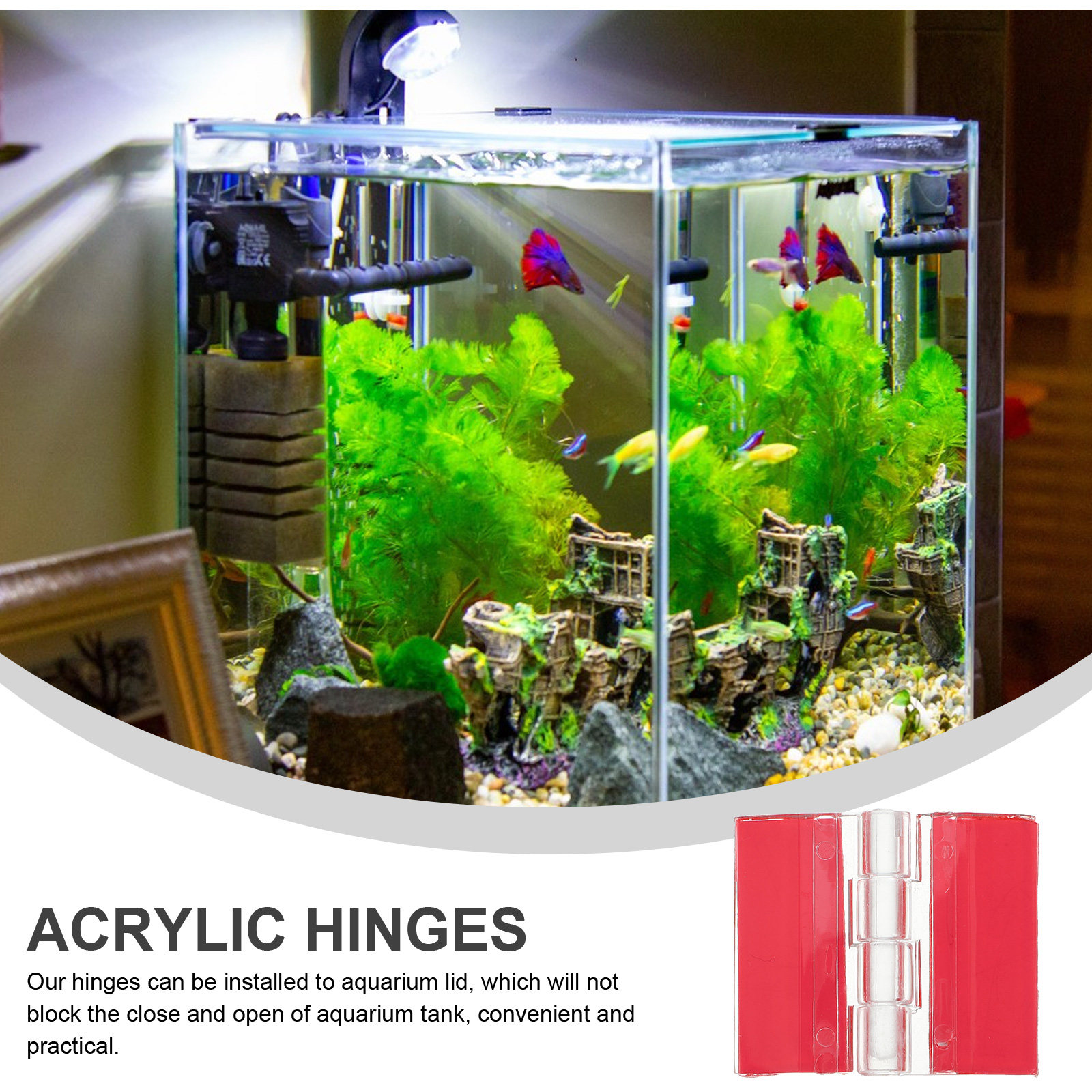 4Pcs Clear Plastic Hinges Self - Woodworking Easy Projects 리뷰 및 가격