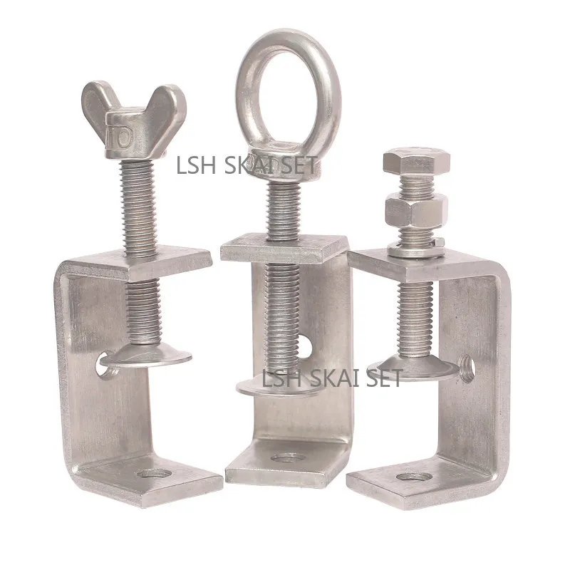 304 Stainless Steel Threaded C - Woodworking Clamp 리뷰 및 가격