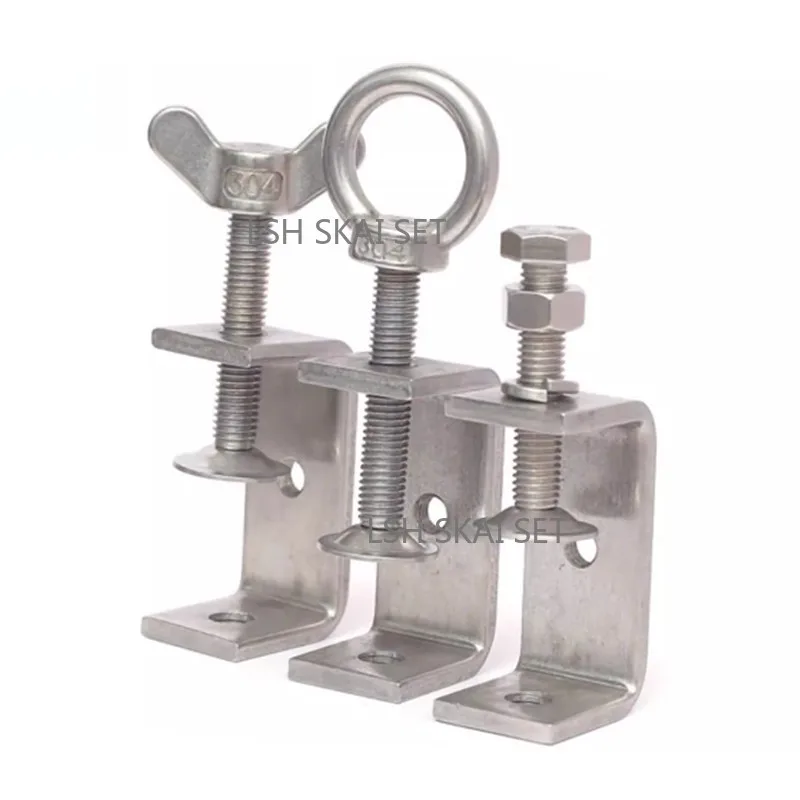 304 Stainless Steel Threaded C - Woodworking Clamp 리뷰 및 가격