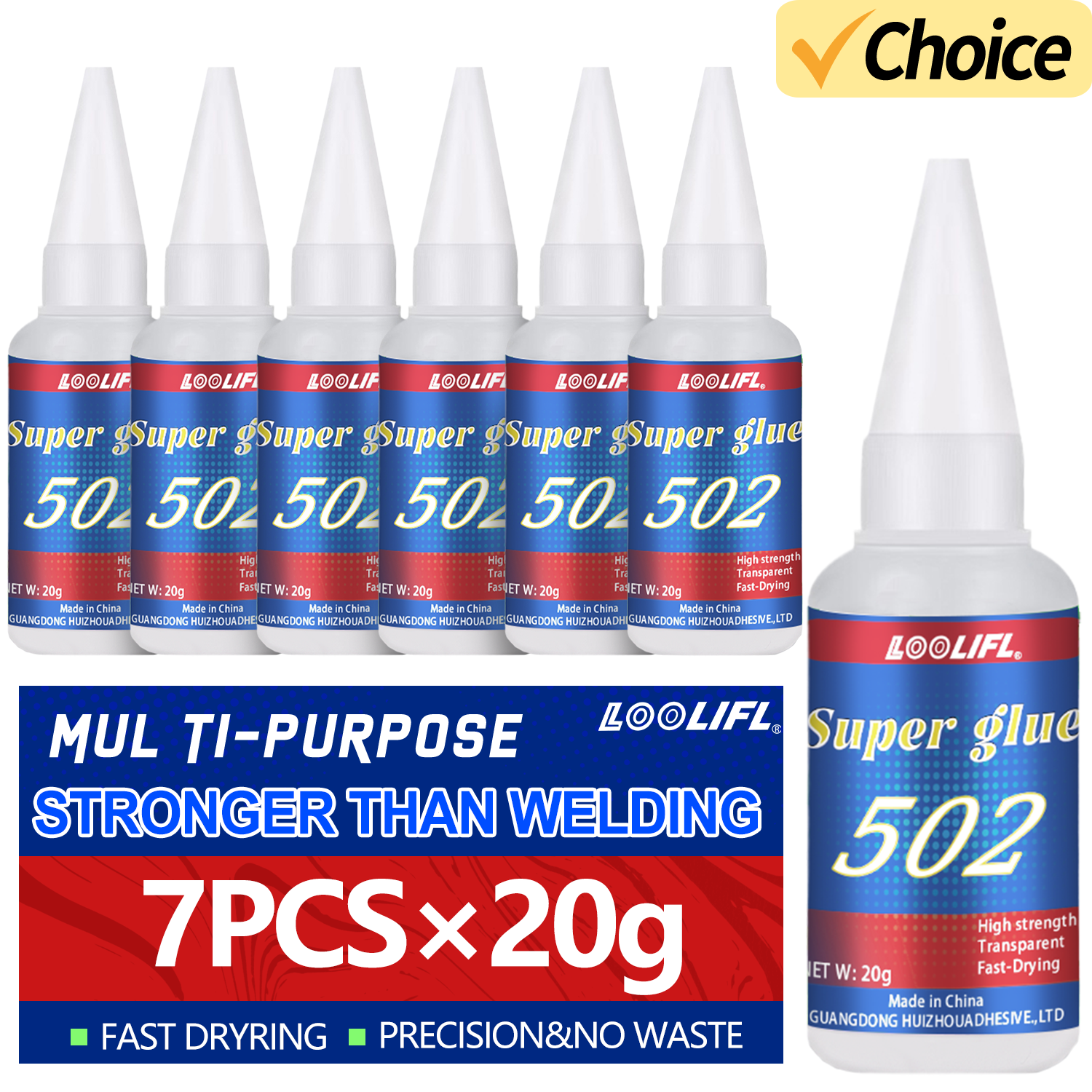 LOOLIFL 1-7pcs 502 Super Glue  - Woodworking Tools 리뷰 및 가격