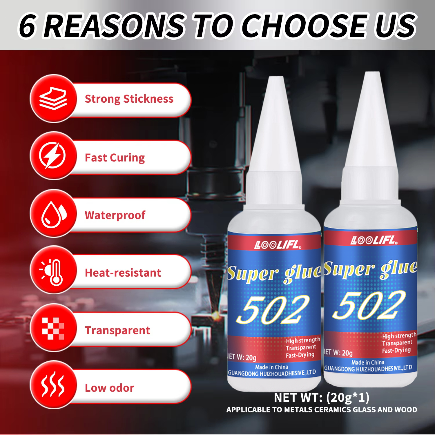 LOOLIFL 1-7pcs 502 Super Glue  - Woodworking Tools 리뷰 및 가격
