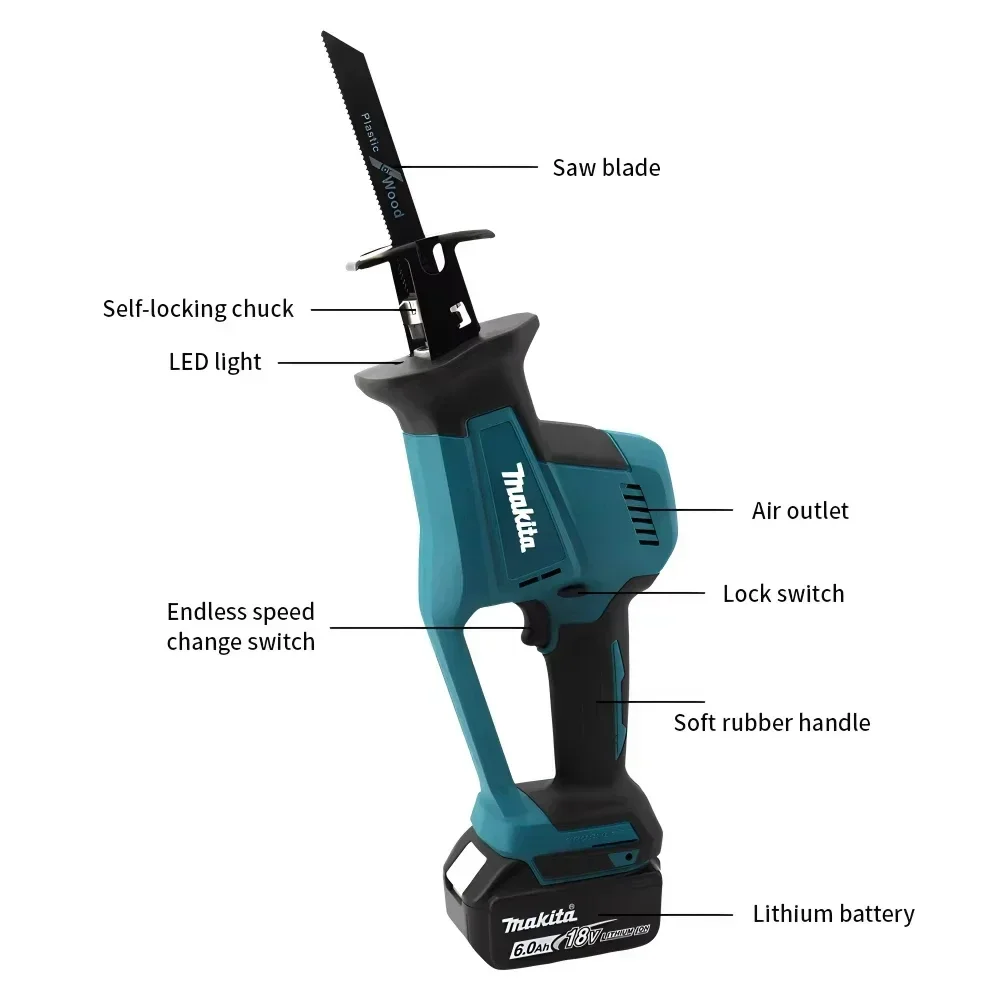 Makita DJR189 18V Cordless Ele - Woodworking Jobs 리뷰 및 가격