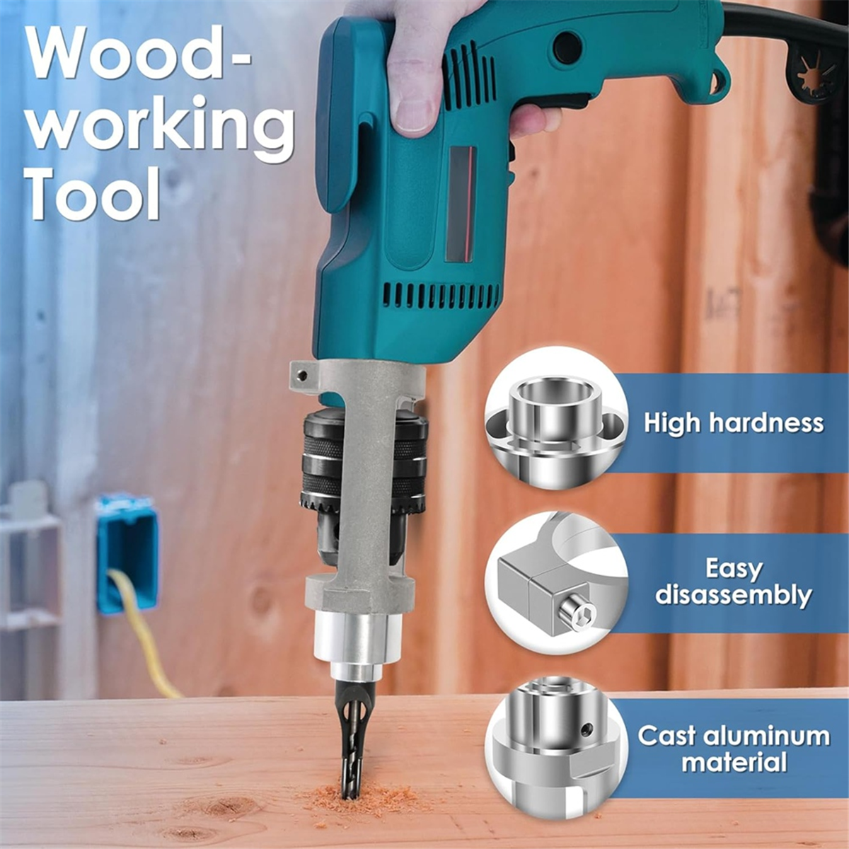 ABNJ Square Hole Drill Bit Ada - Woodworking Drill 리뷰 및 가격