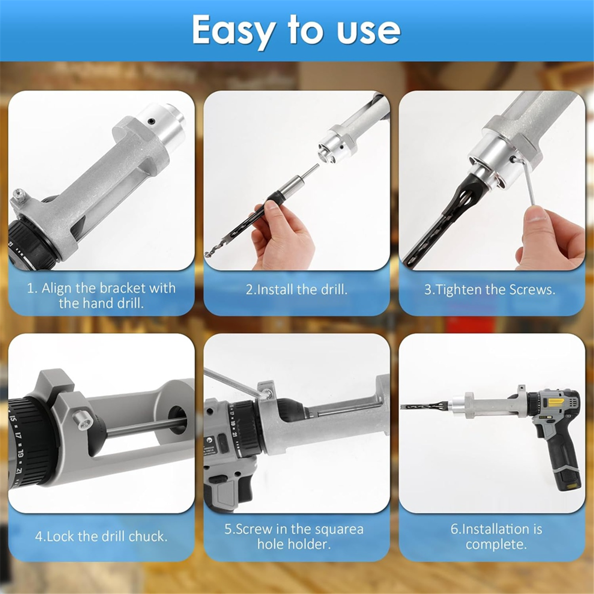 ABNJ Square Hole Drill Bit Ada - Woodworking Drill 리뷰 및 가격