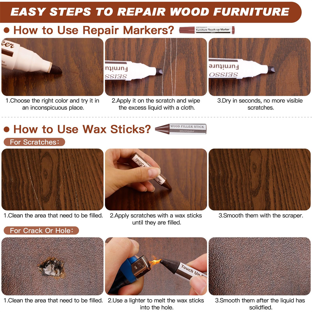 SEISSO 25Pcs Wood Furniture Re - Woodworking Oil 리뷰 및 가격