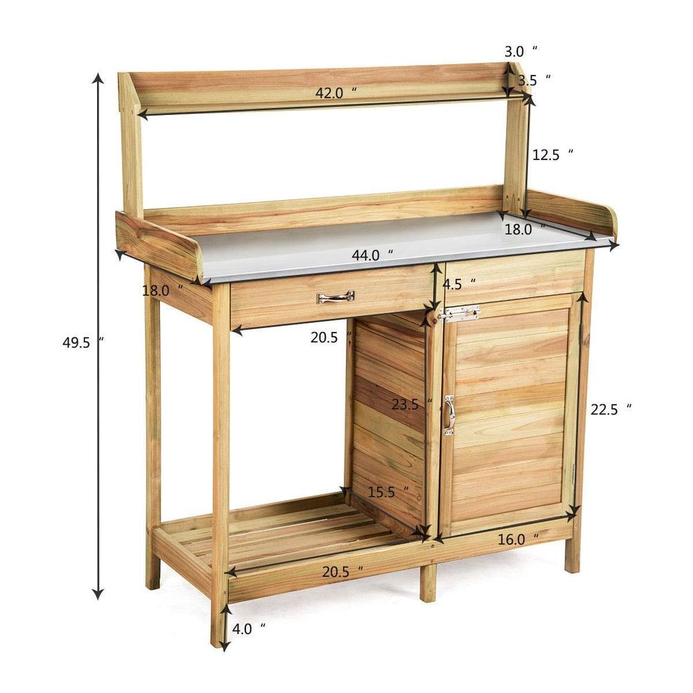 Garden Wooden Work Station Pot - Woodworking Workbench 리뷰 및 가격