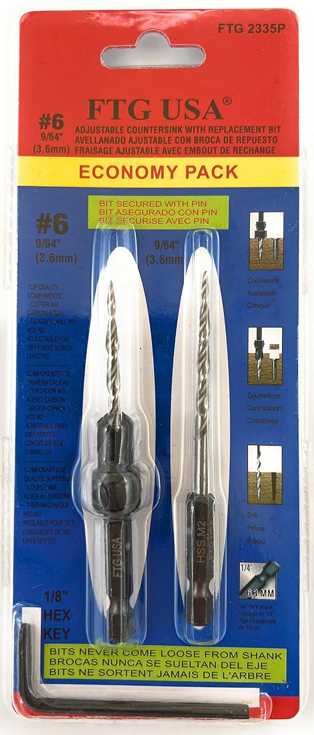 Adjustable Wood Countersink Dr - Woodworking Drill 리뷰 및 가격
