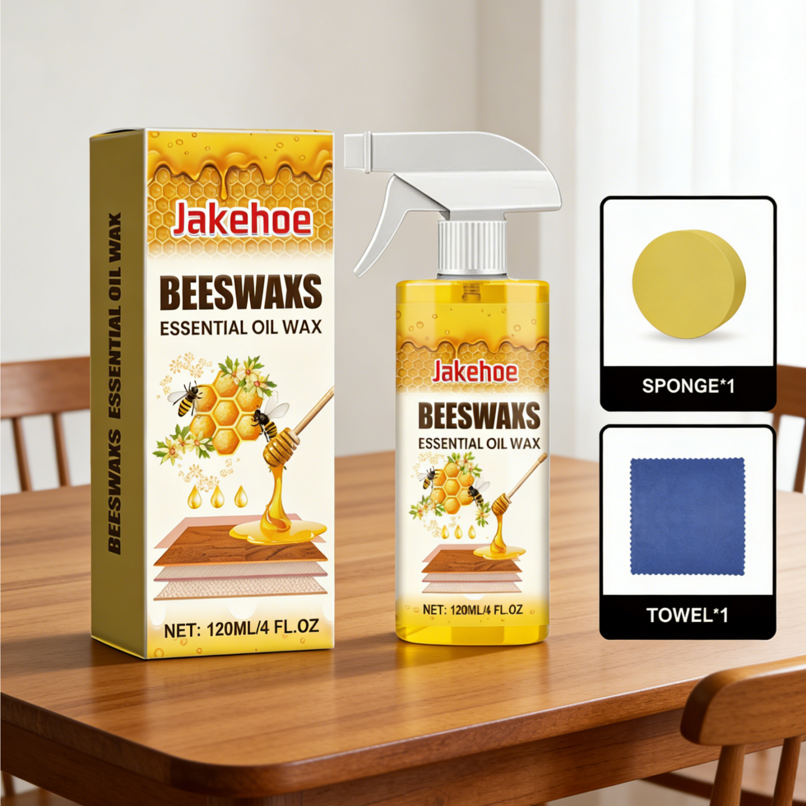 Jakehoe Beeswax Essential Oil  - Woodworking Oil 리뷰 및 가격