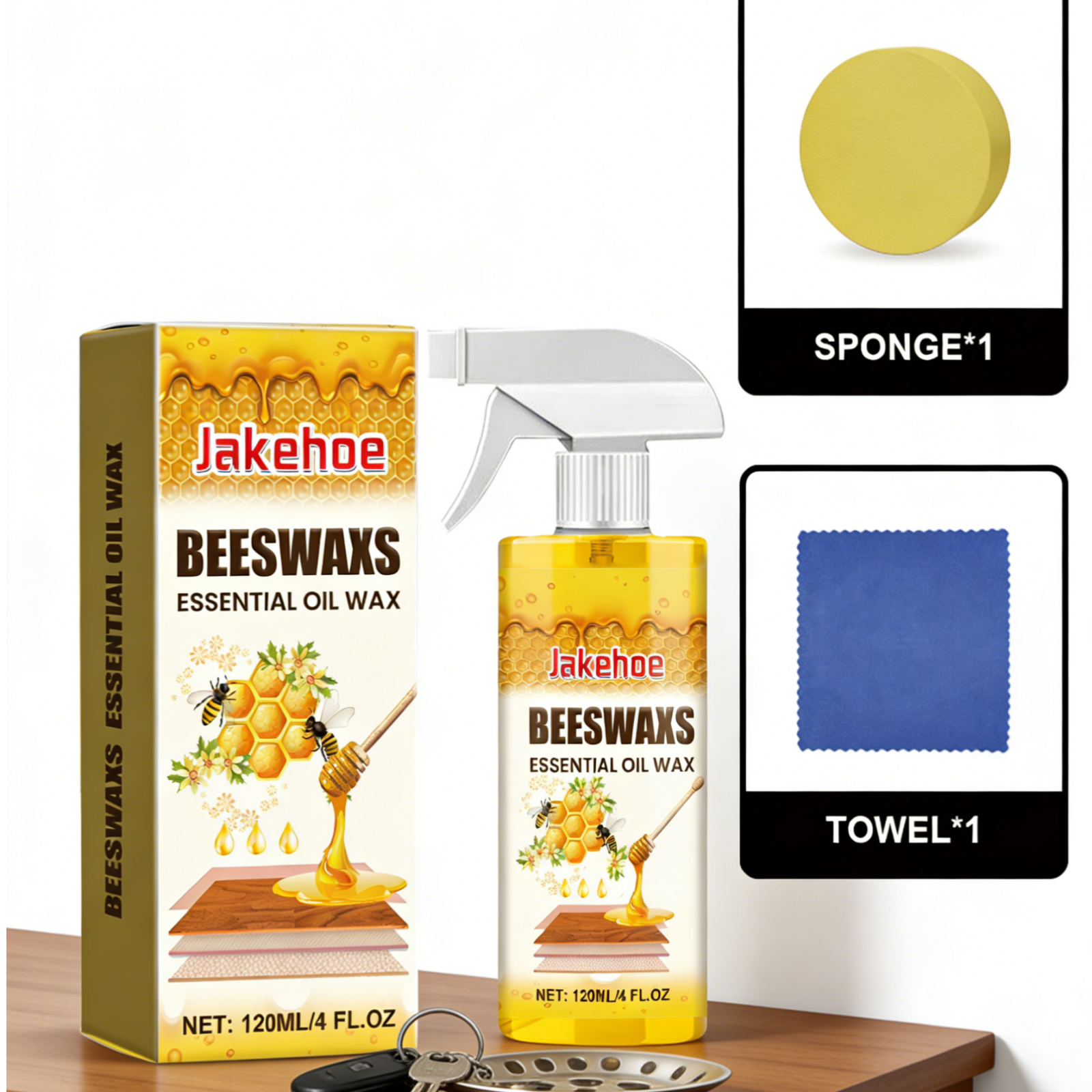 Jakehoe Beeswax Essential Oil  - Woodworking Oil 리뷰 및 가격