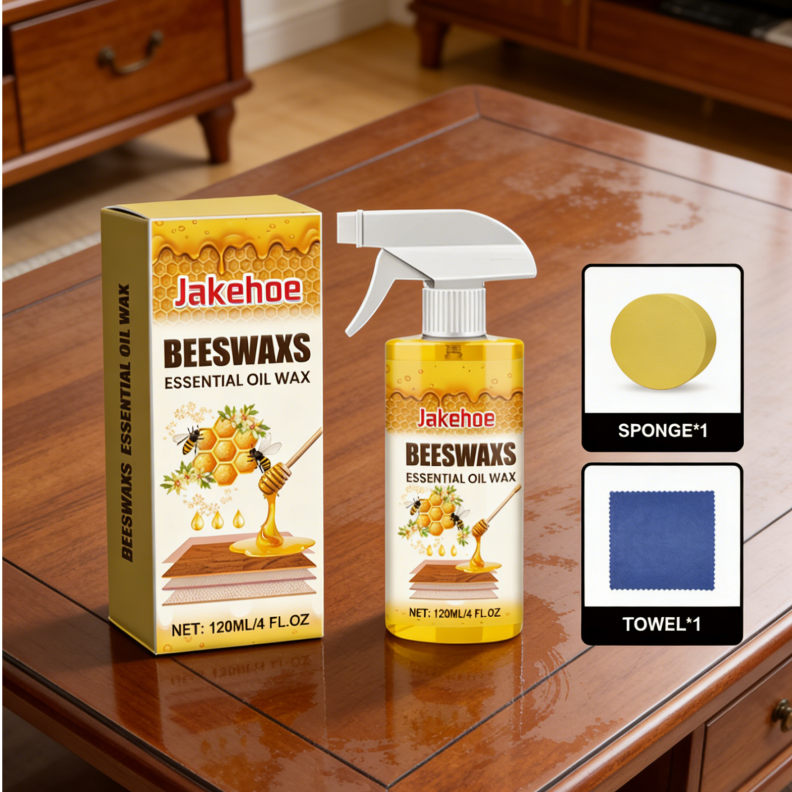 Jakehoe Beeswax Essential Oil  - Woodworking Oil 리뷰 및 가격
